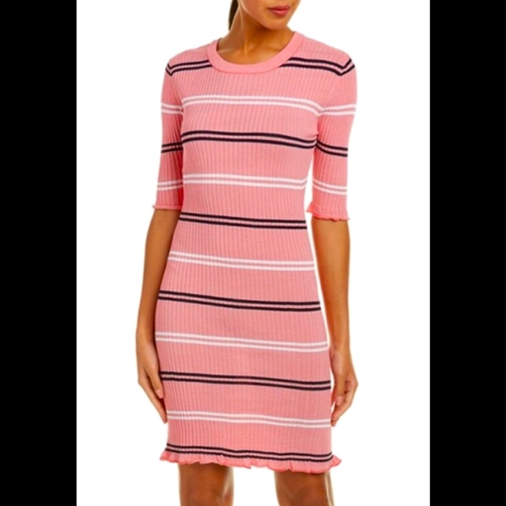 EUC! English Factory Red Stripe Body Con Dress